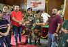 भाजयुमो जिला अध्यक्ष ओहरी ने बीएसएफ बहनों के साथ मनाया रक्षाबंधन का त्यौहार