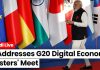 Text of PM’s video message during G20 Digital Economy Ministerial Meet
