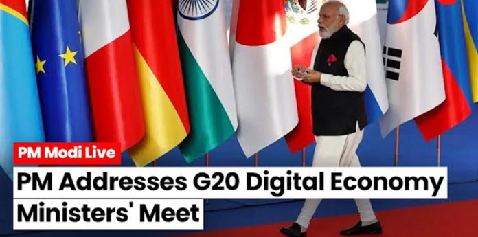 pm addresses g20 ministrial meeting