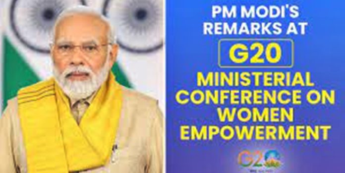 pm remarks g20 women empowerment