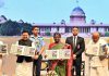 President of India releases postage stamp in memory of Dadi Prakashmani