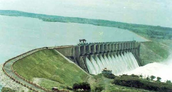 released water in pong dam