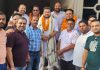 कांट्रेक्टर्स एसोसिएशन ने भाजयुमो नवनियुक्त जिला अध्यक्ष शिवम ओहरी को किया सम्मानित