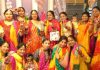 महिलाओं ने मोलवियां मोहल्ला कच्चा टोबा में धूमधाम से मनाई तीज