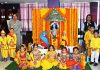 जैम्स कैब्रिज स्कूल में नन्हे मुन्नों ने मनाई जन्माष्टमी