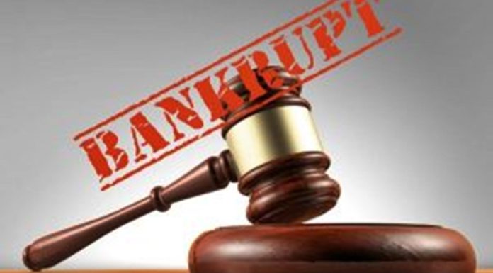 bankrupt