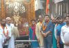भाजयुमो जिला अध्यक्ष शिवम ओहरी साथियों सहित झंडा यात्रा में हुए शामिल