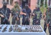 Hideout unearthed, arms and ammunition recovered