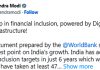 World Bank’s G20 document praises India’s financial inclusion via digital public infrastructure