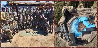 TERRORISTS HIDEOUT BUSTED IN UPPER REACHES OF BHADERWAH IN DISTRICT DODA