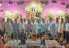 लहरीशाह मंदिर में चल रही दुर्गा पूजा में भाजपा कार्यकर्ता पहुंचे