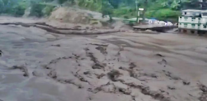 sikkim cloudburst