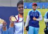 PM celebrates Gold Medal by Jyothi Surekha Vennam and Ojas in Archery Mixed Team Compound event at Asian Games 2022