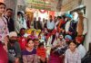 धनवंतरि वैद्य मंडल ने रघुनाथ मंदिर में किया भगवान धनवंतरि जी का पूजन