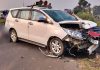 डीएम की कार ने 3 लोगों को कुचला, मौत, 1 गंभीर जख्मी