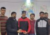 आदर्श शर्मा को ईरा एजुकेशन व लाइब्रेरी के अध्यापक वर्ग ने सम्मानित किया