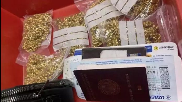 delhi airport gold recovery