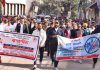 नशे के खिलाफ जागरुकता के लिए आयोजित वॉकथान में होशियारपुर वासियों ने लिया उत्साह से भाग