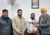 ਮਿਸਟਰ ਵਰਲਡ ਯੂਨੀਵਰਸ ਚੈਂਪੀਅਨਸ਼ਿਪ ਵਿੱਚ ਦੇਸ਼ ਦਾ ਨਾਮ ਰੋਸ਼ਨ ਕਰਨ ਵਾਲੇ ਹਰਮੀਤ ਨੂੰ ਡਾਇਰੈਕਟਰ ਐਡਮਿਨ ਜਸਬੀਰ ਸਿੰਘ ਨੇ ਕੀਤਾ ਸਨਮਾਨਿਤ