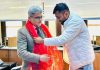 सुशील बजरंगी ने नए मुख्य सचिव डुल्लू का किया स्वागत, लापरवाह अधिकारियों पर नकेल कसने की मांग