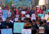 सामाजिक शिक्षा तथा अंग्रेजी के मेले के दौरान बच्चों ने वर्किंग मॉडल पेश कर मनमोहा