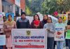 सरकारी कॉलेज में विद्यार्थियों को दी गई यातायात के नियमों संबंधी जानकारी
