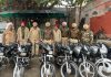 पुलिस ने अंतरराज्यीय वाहन चोरी रैकेट का किया पर्दाफ़ाश, 9 दोपहिया वाहन बरामद