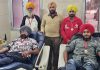 कुलवंत सैनी ने 93वीं बार व हरजीत ने चौथी बार किया रक्तदान