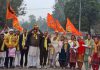 तलवाड़ा में श्री राम मंदिर अयोध्या से आये अक्षत वितरण के लिए अभियान शुरू हुआ, जयकारों से गूंजा शहर