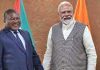 Prime Minister meets President of the Republic of Mozambique on the sidelines of the 10th Vibrant Gujarat Global Summit 2024