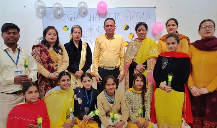 government college celebrate basant