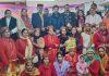 महिला पहाड़ी संगीत कार्यक्रम का शुभारंभ माता मंदिर टौणी देवी परिसर में हुआ