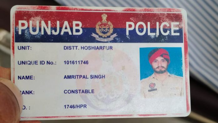 constable-amritpal-shaheed-hoshiarpur-mukerian-gangster-encounter
