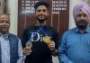 पीयूएसएसजीआरसी कराटेका आदित्य बख्शी ने जीते पदक