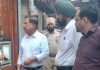 निगम कमिश्नर ने डब्बी बाजार के नवीनीकरण के चल रहे कार्य का किया औचक निरीक्षण