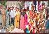 जिलाधीश व एसएसपी ने रेलवे मंडी स्कूल में बनाए गए आदर्श पोलिंग बूथ का किया दौरा