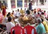 शिव महापुराण कथा सम्पन्न होने पर किया हवन और लगाया भंडारा