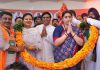 कांग्रेस ने पहले पंजाब को बांटा, अब देश को बांटना चाहती है: स्मृति ईरानी