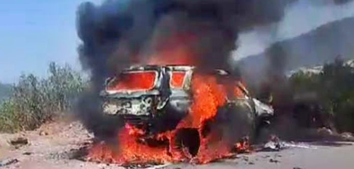 car fire
