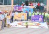 कमिश्रर नगर निगम ने निगम के वाहनों पर वोटर जागरुकता स्टीकर लगा किए रवाना
