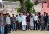 समाज भलाई मोर्चा की ओर से कच्चे क्वाटर में मनाया गया मज़दूर दिवस