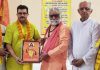 गौसेवा कार्यों के लिए एडवोकेट मरवाहा और हरीश शर्मा का सम्मान