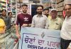 बाज़ारो मे जाकर दुकानदारों को मतदान के लिये किया प्रेरित
