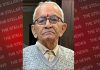 आर्य समाज के कार्यकारी सदस्य व डा. अजीत कुमार के पिता चंबेल चंद शर्मा का निधन