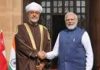 PM receives a congratulatory telephone call from the Sultan of Oman