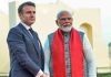 President Macron congratulates PM Modi on his historic re-election