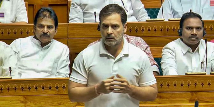 rahul gandhi mike switch off