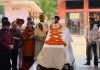 शिवपुरी श्मशान घाट में किया गया हिम्मत रॉय का अंतिम संस्कार