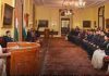 PROBATIONERS OF MILITARY ENGINEER SERVICES CALL ON THE PRESIDENT