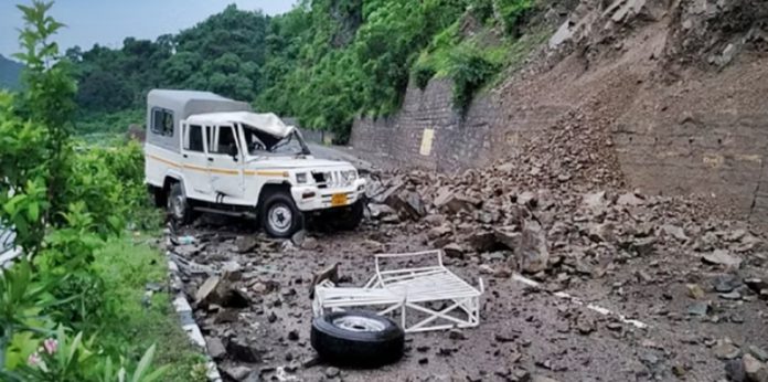 accident landsliding